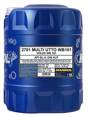 MANNOL 20 Liter, Multi UTTO WB 101 Traktoröl