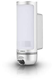 Bosch Smart Home Eyes Außenkamera, Überwachungskamera und Außenleuchte mit Bewegungserfassung, witterungsbeständig, geeignet für Haus & Grundstück, 1080p Auflösung, kompatibel mit Amazon Alexa