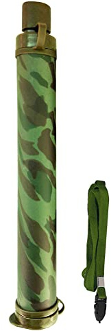 LYEAA Outdoor Portable Camping Filter, Straw Water Purifier Filtration System Portable Filter Outdoor Wild Life Emergency Hiking Drinking Water Filtering Survival Tools