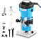 Genmitsu 1HP Palm Trimmer Router, 30000 RPMCompact Router Wood Tool con base fissa, con pinza di serraggio da 1/4 , perfetto per la lavorazione del legno CNC e progetti fai da te