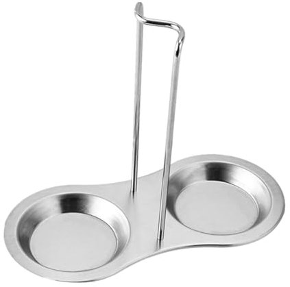 ABOOFAN poggia spatola poggia cucchiaio in piedi portautensili asciugamani towels porta cucchiaio da minestra supporto per coperchio pentola utensili da cucina staffa regalo