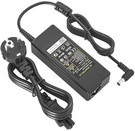 NATNO 19V Caricatore Alimentatore per LG Electronics 19 20 22 23 24 27 29 32 LED LCD Monitor Widescreen HDTV IPS236V IPS236-PN 24M47H-P 24MP55HQ A4819-FDY UN32J400 UN32J4000AF