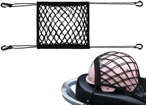 Rete bagagli moto – Rete cargo a doppio strato – rete elastica – rete di estensione multifunzionale organizer rete di ispessimento bagagli per la conservazione