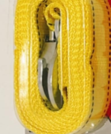 UNGFEI 4 PCS 4M Towing Rope Straps with Hook, 3 Tonne Nylon Breakdown Recovery Equipment Cable Winch Off-Road and Other Vehicles Tow Rope, 3t