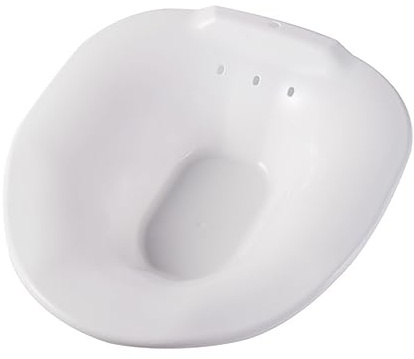 KOCKSHION Bañera de Asiento para Inodoro Asiento de Baño Higiénico para Mujeres Embarazadas y Cuidado Postparto para Aliviar y Cuidados Postoperatorios Diseño con Orificio Antidesbordamiento