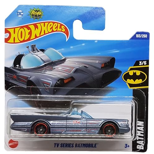 Hot Wheels - TV Series Batmobile - Batman 3/5 - HYX44 - Carte courte - DC - Classic TV Series - Mattel 2025-1:64