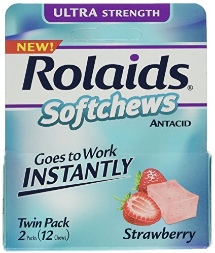 Rolaids Softchews Antacid Strawberry - 2 per pack