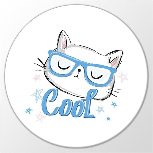 Huuraa Magnet Cool Cat Geschenk Kühlschrankmagnet 59mm Flaschenöffner Cool Cat Geschenkidee
