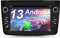 Autoradio für Alfa Romeo MITO mit Android 13 carplay, Für Alfa Romeo Mito 2008-2019 1DIN Stereo 7 Zoll 4-Core 32 Go ROM 2 Go Unterstützung DVD/NAVI/GPS/WiFi/BT/Radio/TPMS/FM/USB/DAB (BALK)