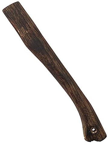 CAOJIN Axe Handle Replacement, 14.6 Inch Durable Carbonized Beech Hardwood Replacement Hatchet Handle Shaft Wood Accessories, Wooden Pick Axe Handle for Axe Hammer Oval