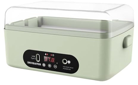 kowaku Inkubator für Bruteier, Enten-Inkubator, digitaler Inkubator für Tauben, 4 Automatisches Drehen