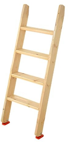 Scala a gradini da parete per finestra, pozzo, ingresso, salvaspazio, scaletta per letti da dormitorio, tetto esterno/garage, scala da arrampicata, capacità 150 kg, altezza 124,5 cm