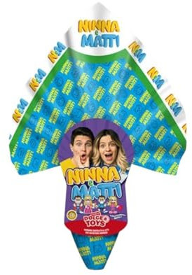 CG94 - UOVO DI PASQUA CON FINISSIMO CIOCCOLATO AL LATTE PESO 250 GR (NINNA E MATTI)