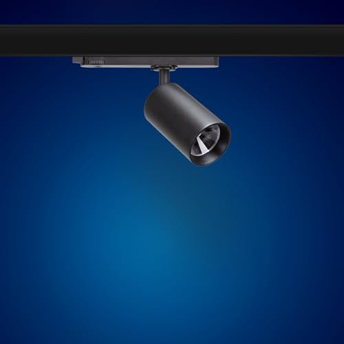 Mextronic Foco LED de 3 fases para raíles eléctricos, 15 W, C56B, luz blanca cálida, para sistema de raíles
