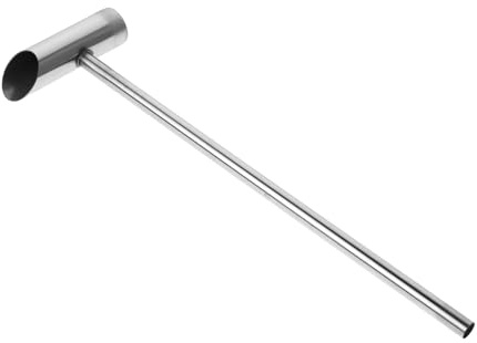 CIYODO Cuchara de Acero Inoxidable para Azúcar Repuesto para Máquina de Algodón de Azúcar Mango Ergonómico Resistente y Práctico para Hacer Malvaviscos