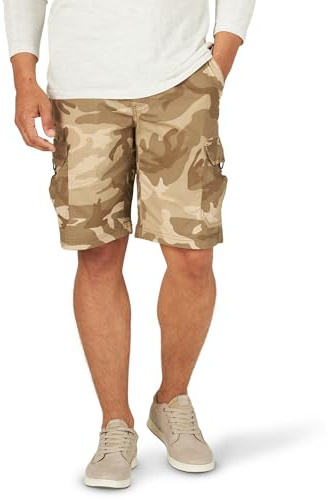 Lee Extreme Motion Crossroad - Bermuda Cargo para Hombre, New Mountain Lion Camo, 29