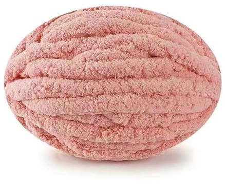 Chunky Garn För Virkning För Stickning Ullboll Tillverkad Av Bomull 250/500g Mjuk Och Varm Vävning Halsduk Och Tofflor DIY Plyschstickning. (Color : Jj, Size : 2 volume(500g))