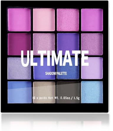 Boobeen Bunte Lidschattenpalette Makeup - 16 Farben, matter und glitzernder Lidschatten, leuchtende Lidschattenpaletten, mischbar, einfach, um dramatische Glamour Looks zu kreieren