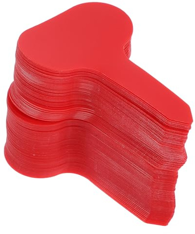 NUOBESTY 100 Piezas Etiquetas de Jardín Plástico Grueso Marcadores Forma para Plantas Suculentas Resistentes y Estables para Identificación Macetas y Suelo