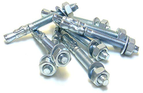 50 Stk. Schwerlastanker Schwerlastdübel Keilanker Bolzenanker verzinkt (M10 x 60)