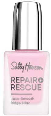Sally Hansen, Reparation + Rescue Insta-Smooth Ridge Filler, Primer för självutjämnande naglar - 13 ml