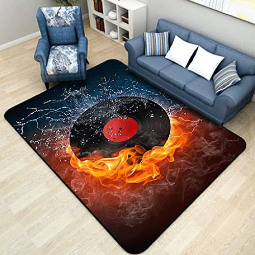 HDYNUZ Alfombrilla de Tambor Profesional Antideslizante Engrosamiento insonorizado Almohadilla de pie Absorbente de Golpes Piano Bass Drum Snare Electronic Drum Pad Home (Color : D, Size : 160X200CM)