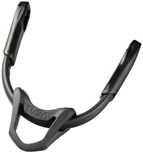 TUSA TA0915 Universal Bungee Strap Set for Open Heel Fins (Pair) Black