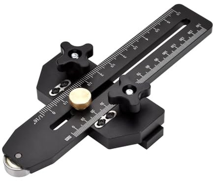 Durable Aluminium Alloy Rip Jig for Table Saw Precision Fence Guide with Roller Limiter for Accurate Cuts & Enhanced Performance