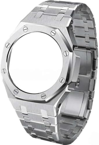 Ersatz Uhrenarmband 316L Edelstahl kompatibel mit Casio G-Shock GA-2100 und GA-2110