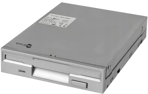 SIMPLETEK - Lecteur de disquette 3.5 MPF920 interne IDE PATA EIDE Gris | FDD Standard pour Ordinateur de Bureau (Reconditionné)