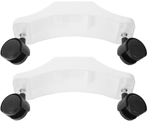 TOYZFRIENDY 2 Piezas Soporte Base Móvil para Calentador Eléctrico con 2 Soportes y 4 Ruedas Giratorias, Patas Resistentes para Radiadores de Aceite, Accesorio Portátil para Calefacción