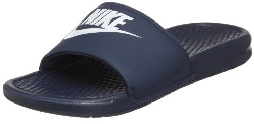 Nike Men's Benassi Just Do It Athletic Sandal, Midnight Navy/White/Midnight Navy, 11 UK