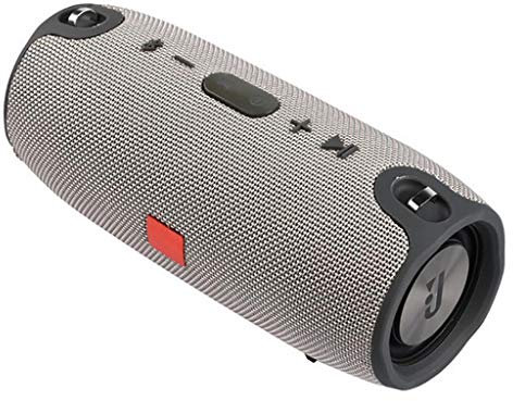 Altoparlante Portatile da 40 W Bluetooth Colonna Lettore Musicale Sistema Audio Boom Box con Radio FM Subwoofer Aux TF (Color : Gray)