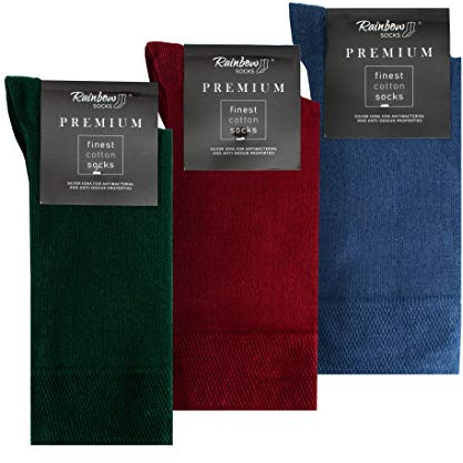 Rainbow Socks - Homme Chaussettes Élégantes Antibactériennes Premium