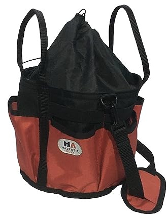 Majestic Ally horse Grooming Organizer Tote Bag (Red)