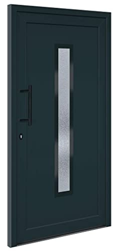vidaXL Porta Ingresso Antracite 108x200 cm in PVC