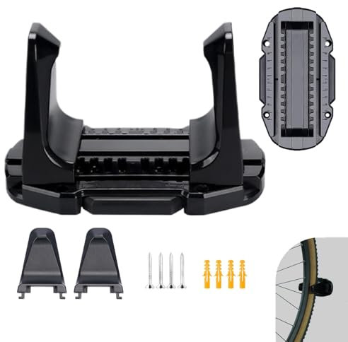 Portabiciclette per garage, da parete, regolabile, con fibbia per parcheggio, verticale ad alta capacità, per mountain bike