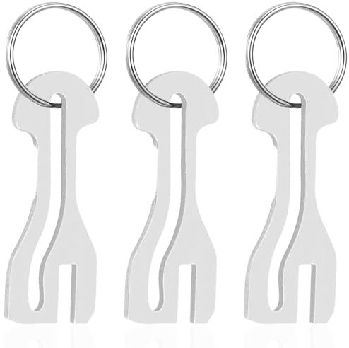 Einkaufswagenlöser für ALLE Einkaufswagen - Öffnet Frontlader- und Seitenschubfachsysteme - Abziehbarer Einkaufswagenchip Einkaufs-Chip Schlüsselanhänger