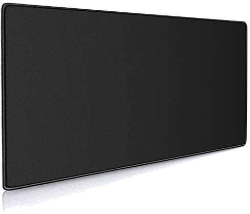 Cmhoo XXL Professional Large Mouse Pad & Computer Game Mouse Mat (35.4x15.7x0.12IN, 90x40 Black)