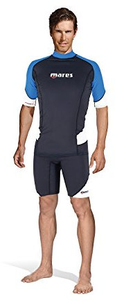 Mares Herren Trilastic S-Sleeve Rashguard Shirt, blau (Blue), 3XL
