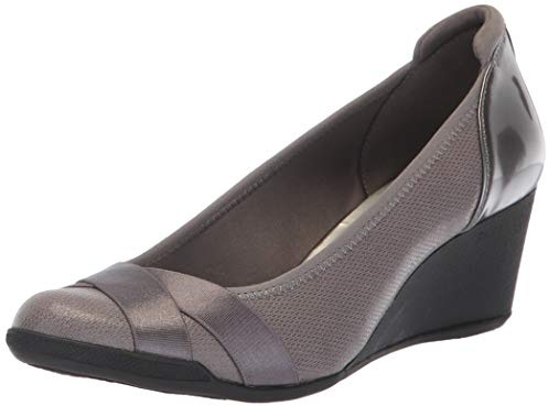 Anne Klein Timeout Escarpins à Talons compensés pour Femme, (étain), 37 EU