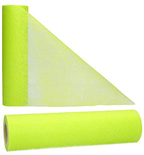 AmaCasa Vlies Tischband Tischläufer für Hochzeiten, Kommunionen, Taufen und Allen Feierlichkeiten Maße: 30cm/25m Rolle (Apfelgrün, Vlies)