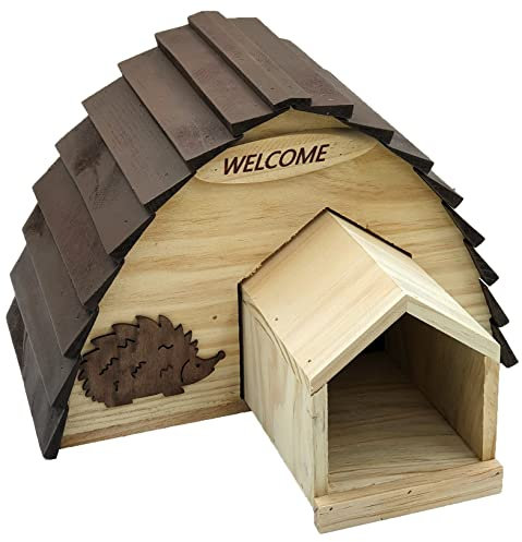 matrasa Igelhotel APART Igelhaus 35x20x24cm - Überwinterungshilfe Igelhütte Igelnest