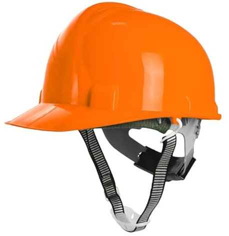 Casque de protection pour chantier Casque de chantier pour adulte Casque de travail Casque de travail Casque de construction Garantie de sécurité Rouge Orange Bleu Vert Blanc Jaune (Orange)