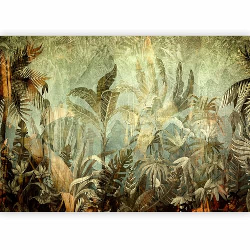 murando Fotomurales autoadhesivos Tropical Hojas 392x280 cm Papel Pintado coración Pared Murales Pegatina corativos adhesivos 3d Fotográfico Selva Naturaleza como pintado b-C-10209-a-a