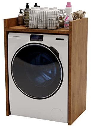 MRBLS - Mobile per lavatrice e asciugatrice, mobile per il bagno o la lavanderia, in diversi colori, 66 x 97 x 48 cm (retrò)