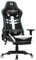 HLONONE Gaming Stuhl, Ergonomisch Gamer Stuhl mit Kopfstütze, Lendenkissen und Fußstütze, 90-165° Rückenlehne Verstellbare PC Stuhl, Höhenverstellbar Computerstuhl, 150 kg belastbarkeit, Schwarz-Weiß