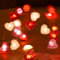 Satiskid 3 Colors Love Heart String Lights, 2m 20 LEDs Battery Powered Heart String Lights for Valentine's Day Wedding Mother's Day Anniversary Decor, Indoor Decorative String Lights