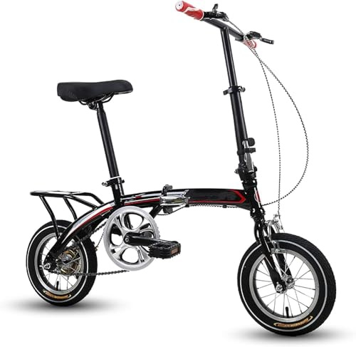 XWJBDF 12-Inch Folding Bike, Compact City Bike, for Students and Adults, Lightweight Mini Folding Bike for Work Bike 3