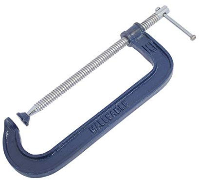 Neilsen 10 Alloy Steel G-Clamp Vise, Blue